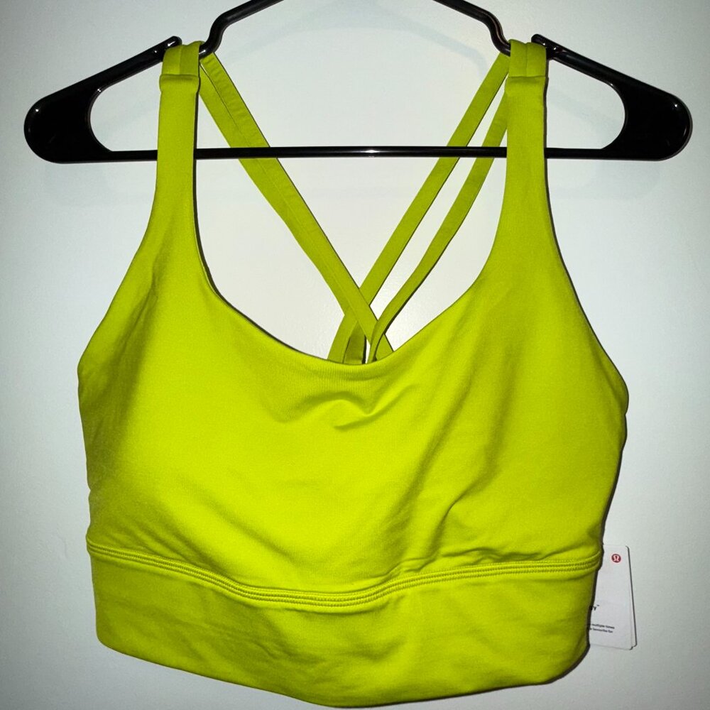 Energy Longline Bra Lichen Lime